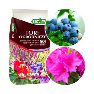 Torf kwaśnydo borówek i roślin kwasolubnych pH 3,5-4,5